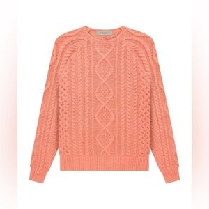 Fear of God Essentials Pink Raglan Sweater - Size XS